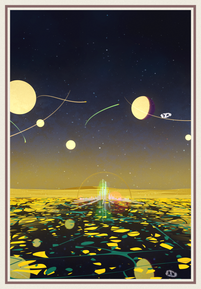 Visa to the stars #50 static NFT preview