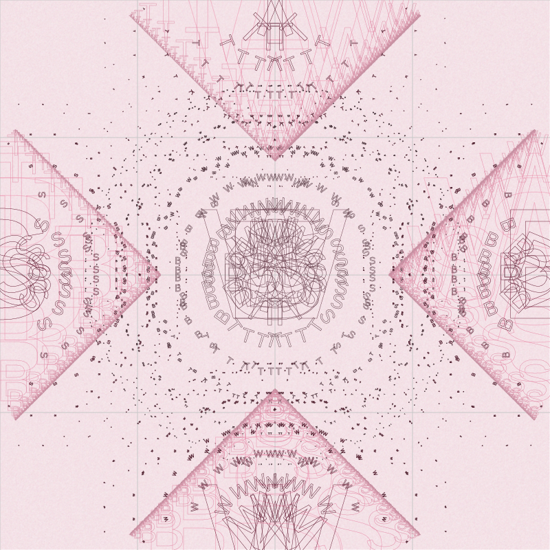 WTBS Logo with Fractals #51 static NFT preview
