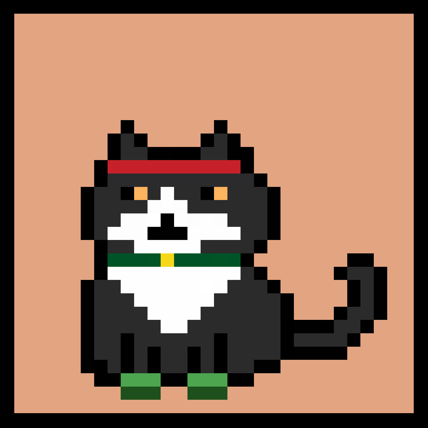 Lazy Kitties #1990 static token preview