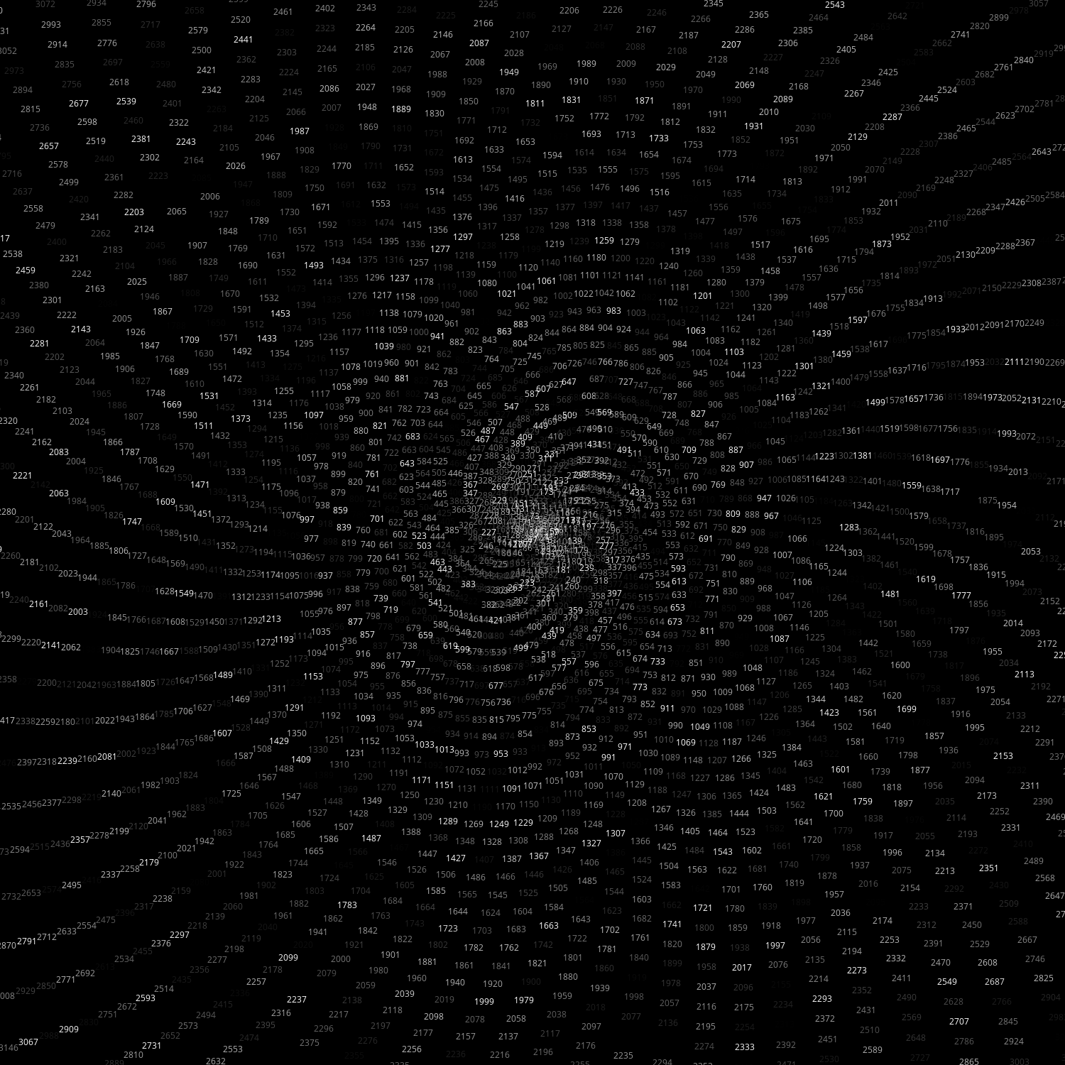 Polar Plot of Numbers #49 static token preview