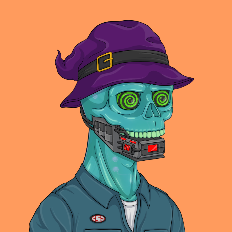 crazy skull club #21 static token preview
