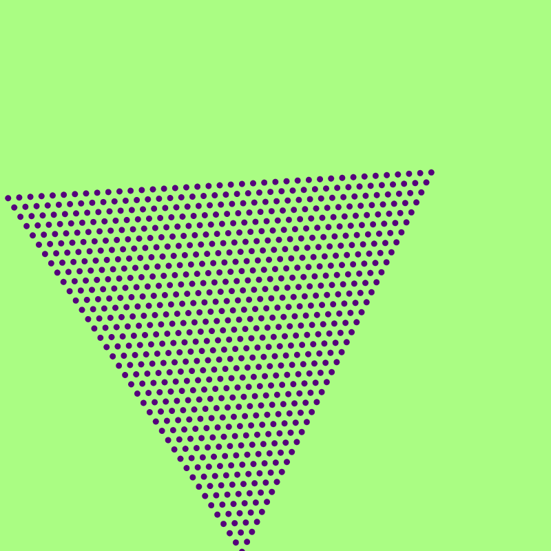 Triangle Color Study #59 static NFT preview