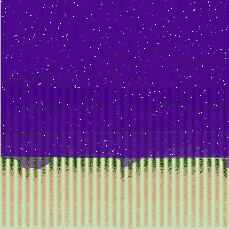 Glitched Mountains GT #118 static NFT preview