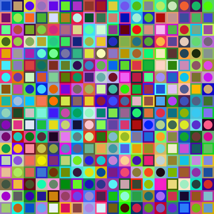 Square Dot Composition #221 static token preview