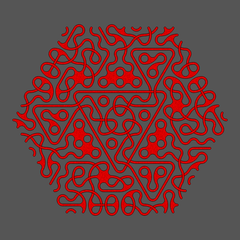 Threefold Symmetry - Dark Variations #412 static token preview