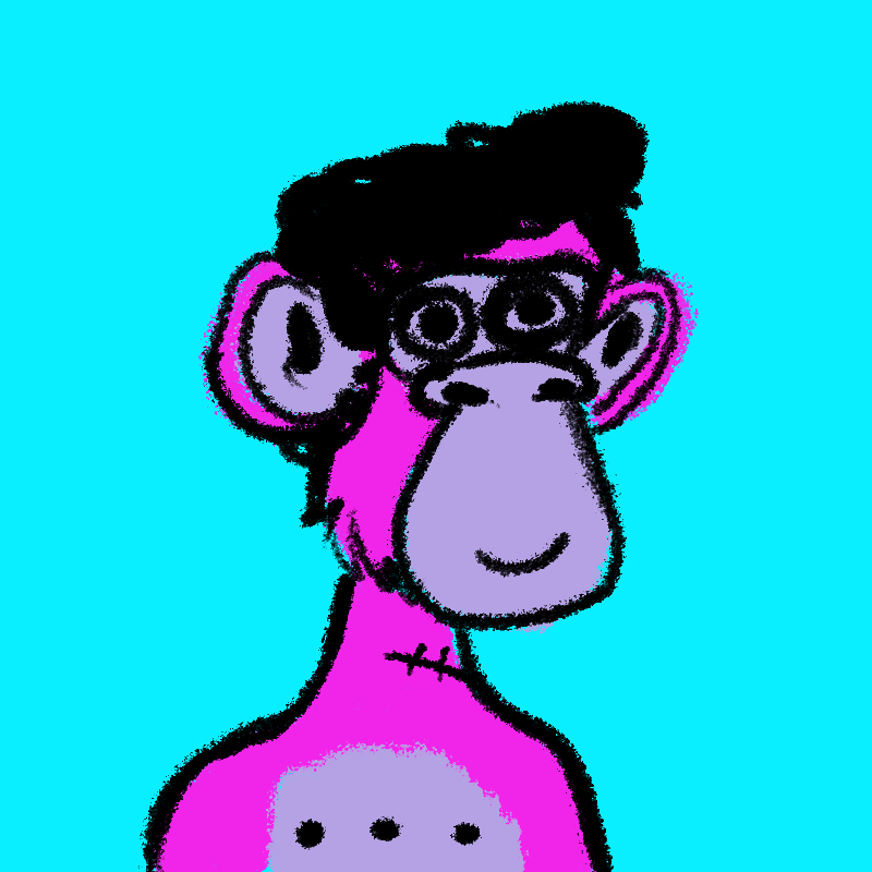Drawed apes jetski club #29 static NFT preview