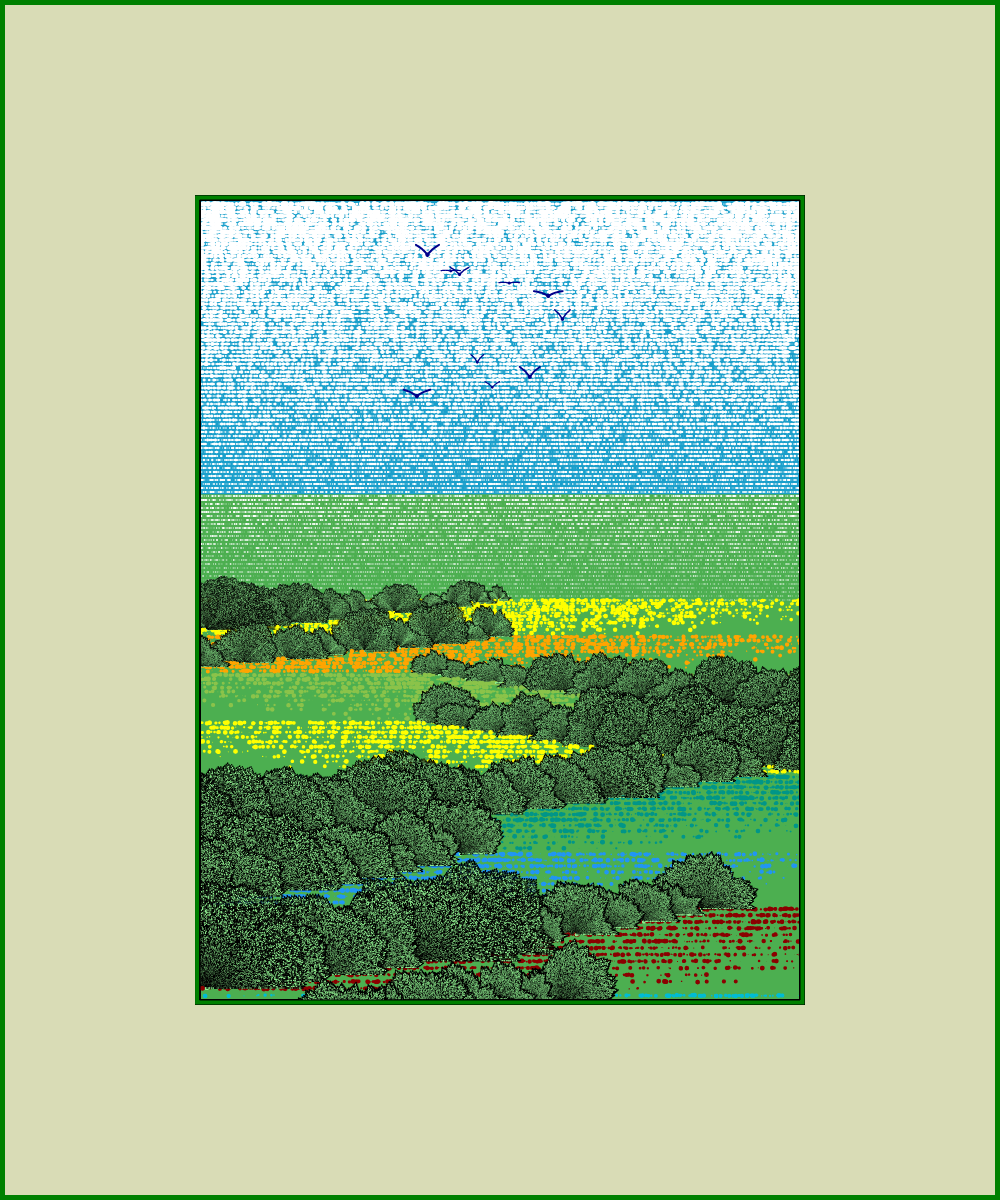 Fields of flowers #37 static token preview