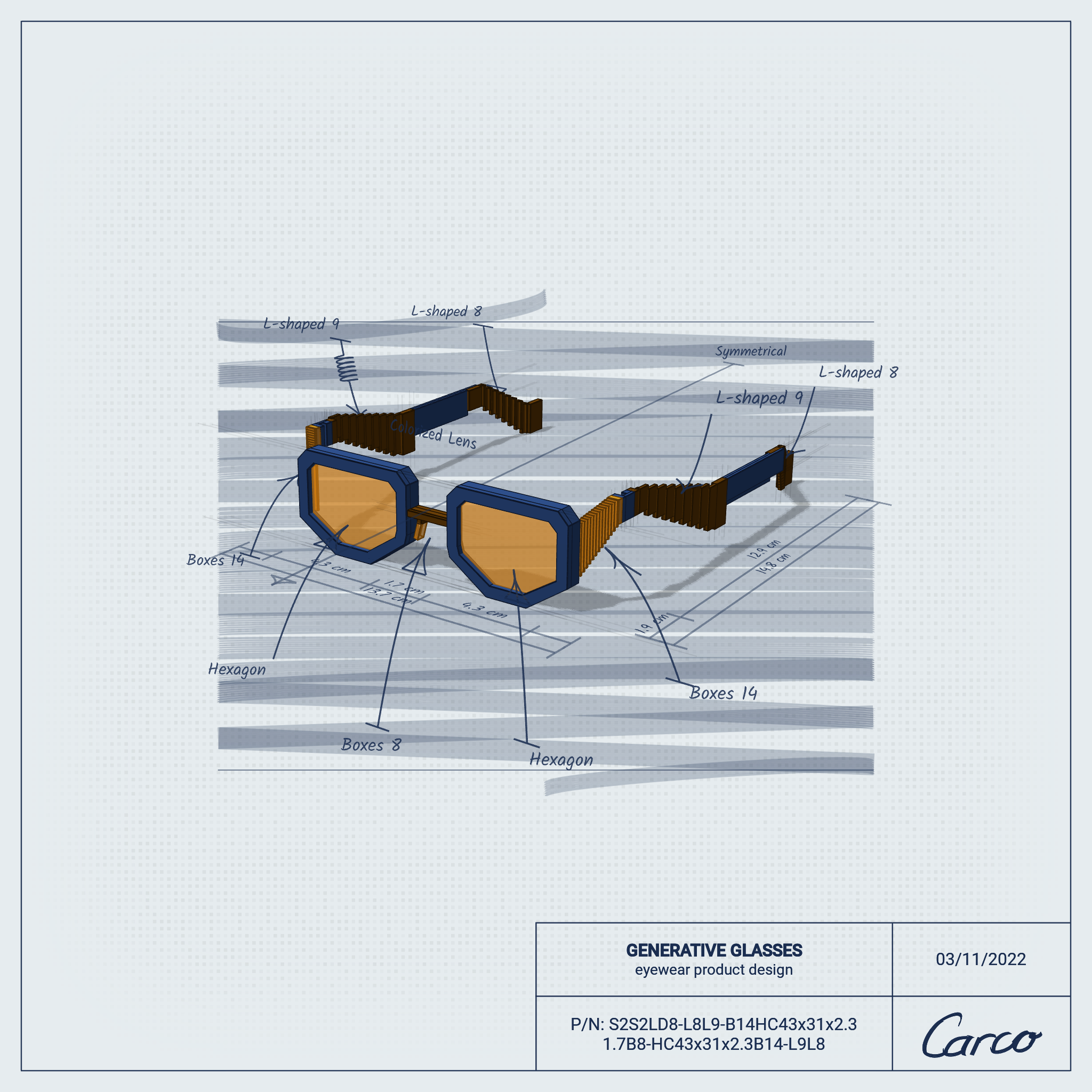 GENERATIVE GLASSES #8 static token preview