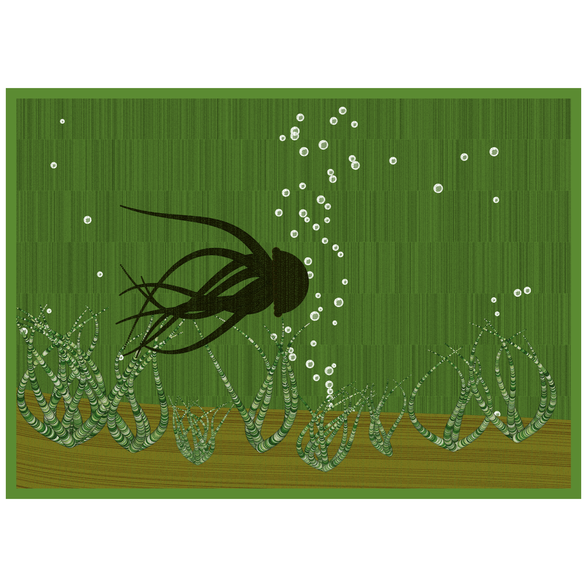 Bézier Aquarium 🦑 #106 static token preview