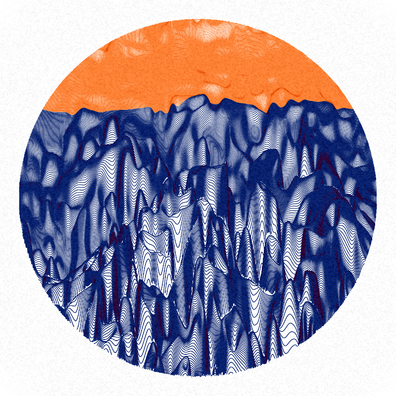 Plottable Mountain Moons #72 static NFT preview