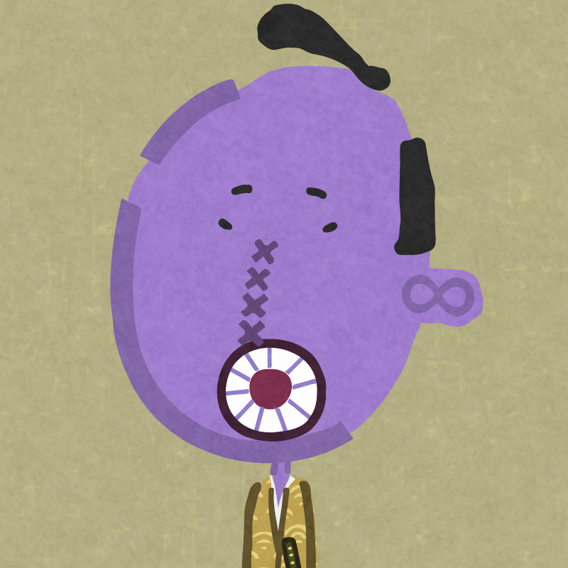 Henoheno Samurai #100 static token preview