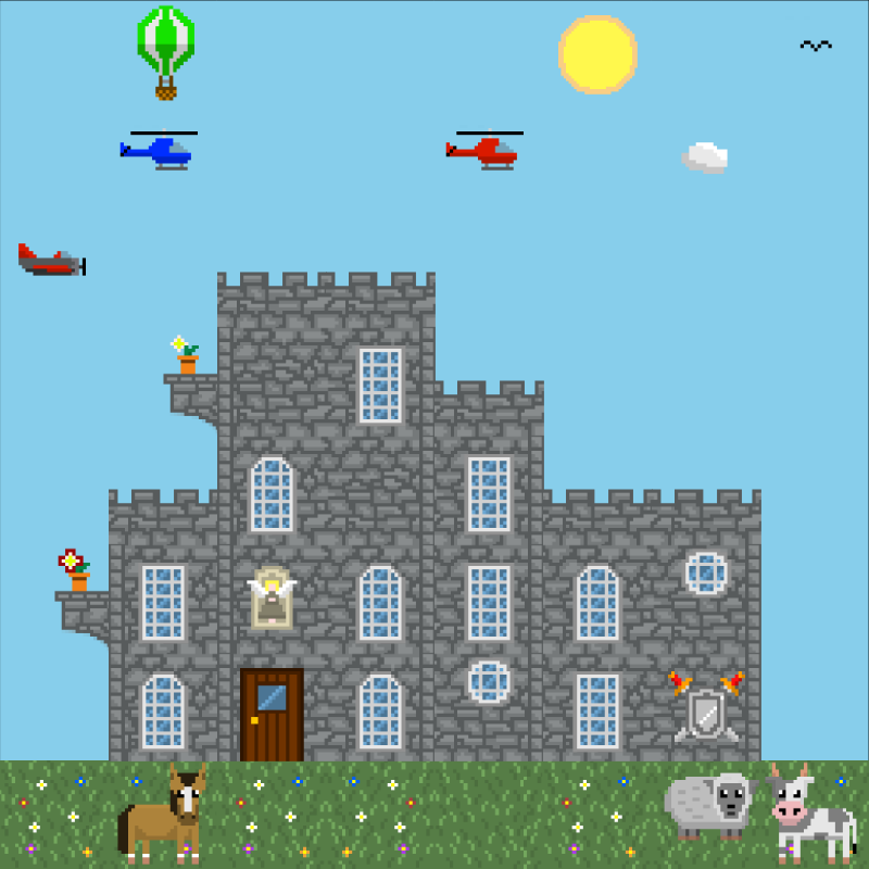 2D Mansion #991 static NFT preview