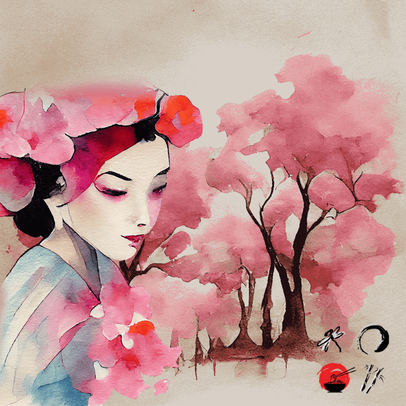Pink Geisha #18 static token preview
