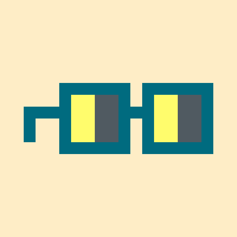 Coded Nouns Glasses #52 static token preview