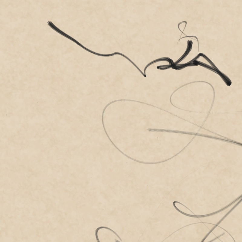 Abstract Calligraphy #48 static token preview