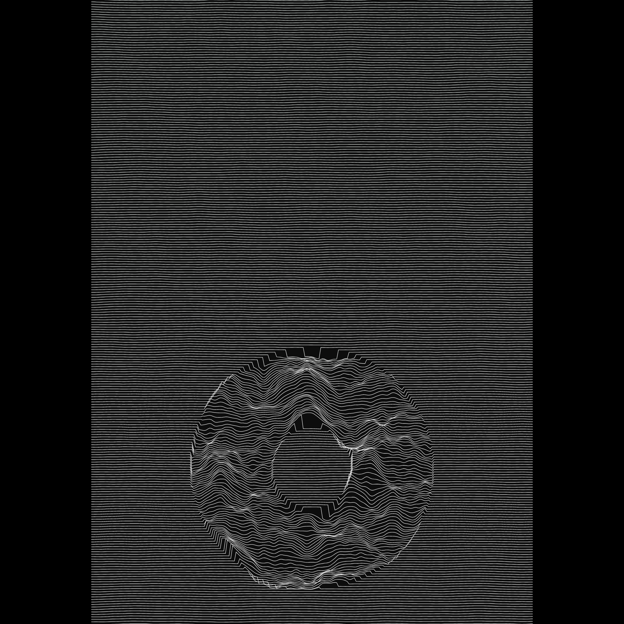 Waves Circle (For Plotter) #70 static NFT preview
