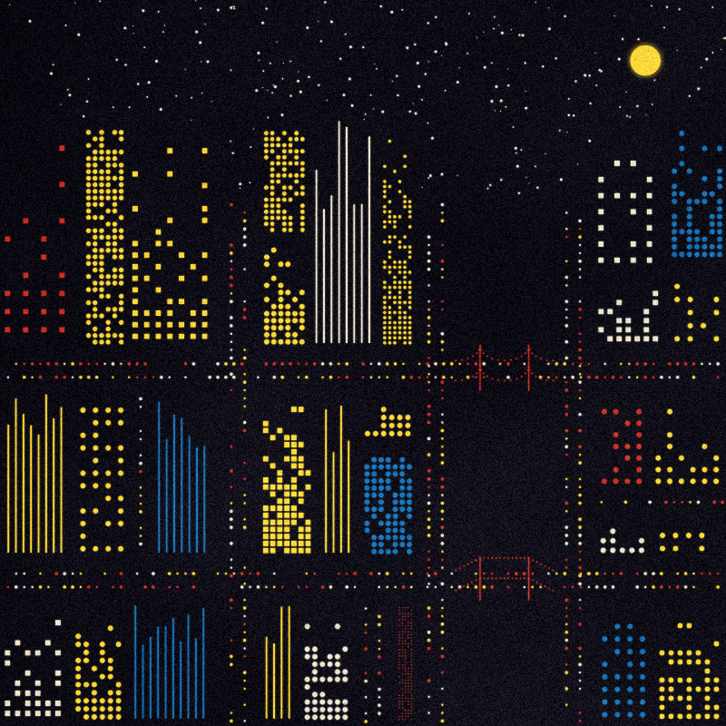abstract city #24 static token preview