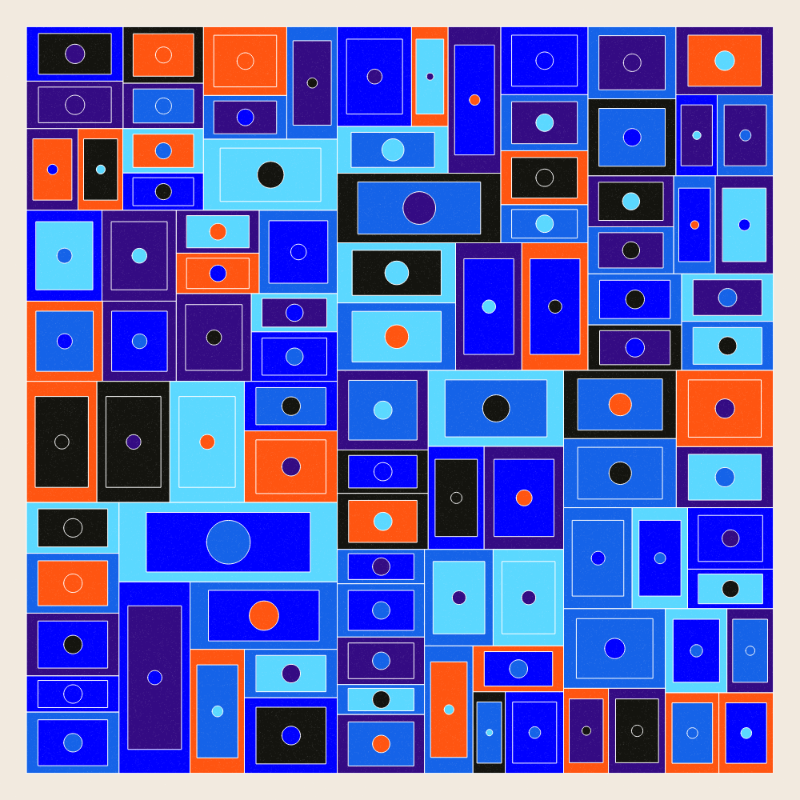Random Grid #41 static NFT preview