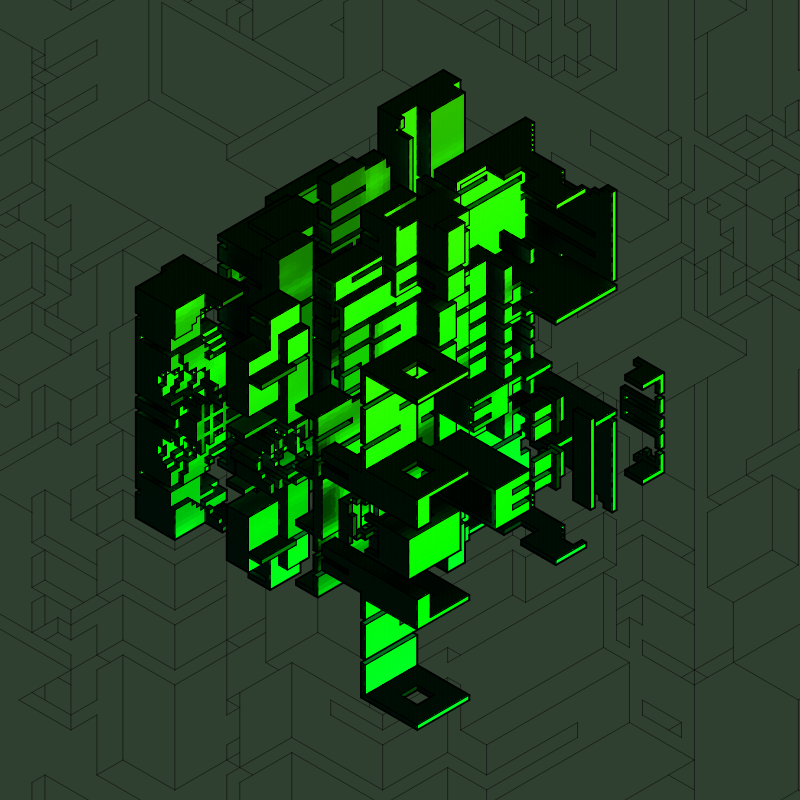 Isofrag generator series I #469 static NFT preview