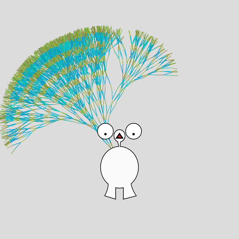 Peacocks #130 static token preview