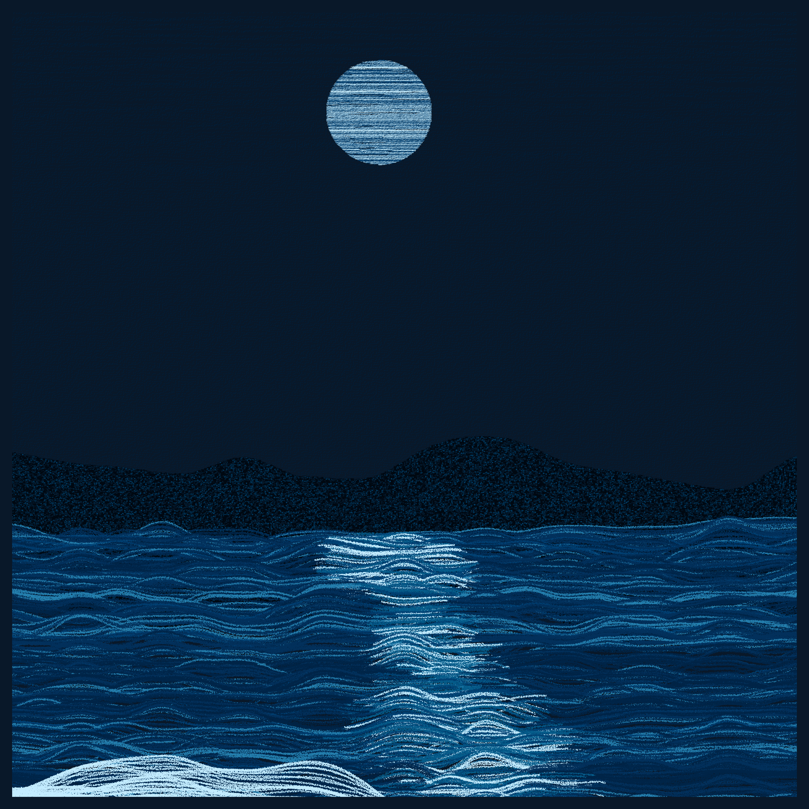 Moonlit Sea #42 static token preview