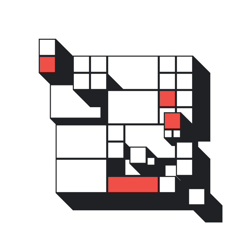 Hypnotic Hovering Grid #50 static NFT preview