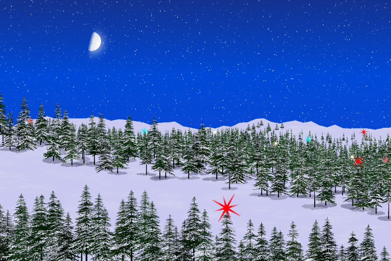 Evergreen Lights #132 static NFT preview