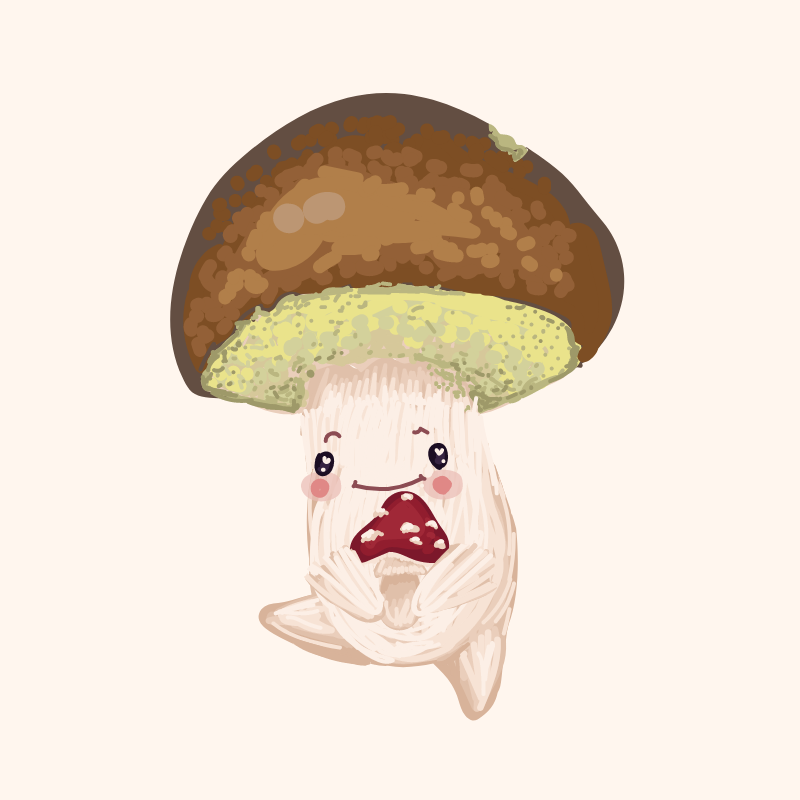 Cute Mushrooms Forest Guys #61 static NFT preview