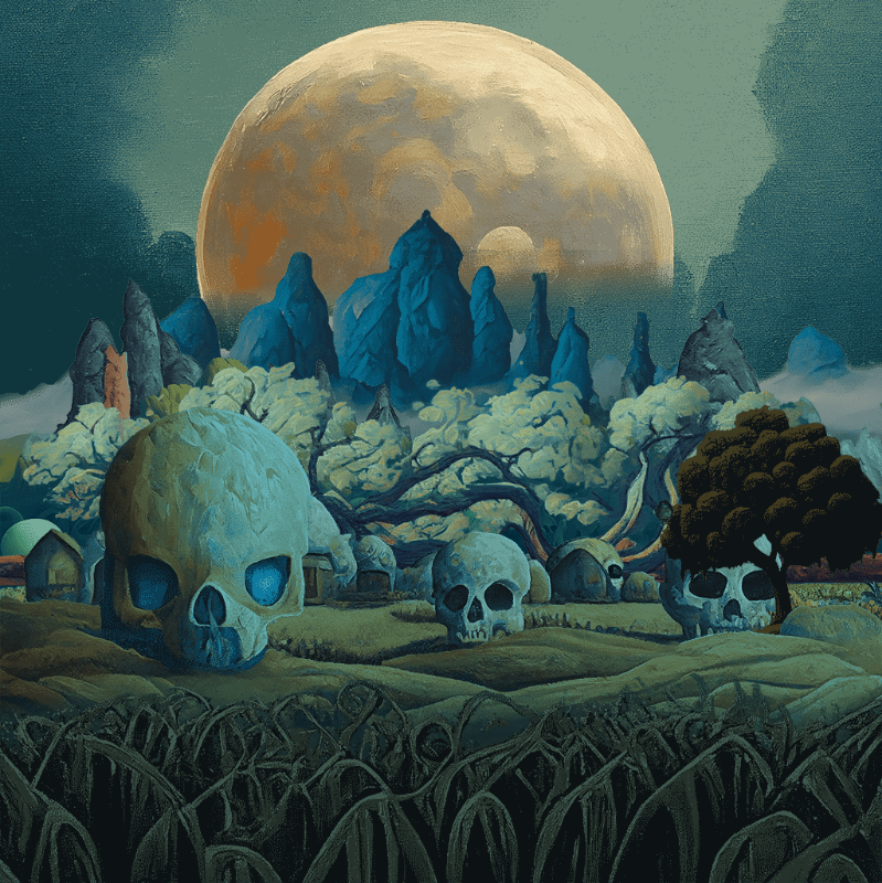 Skull Village #78 static NFT preview
