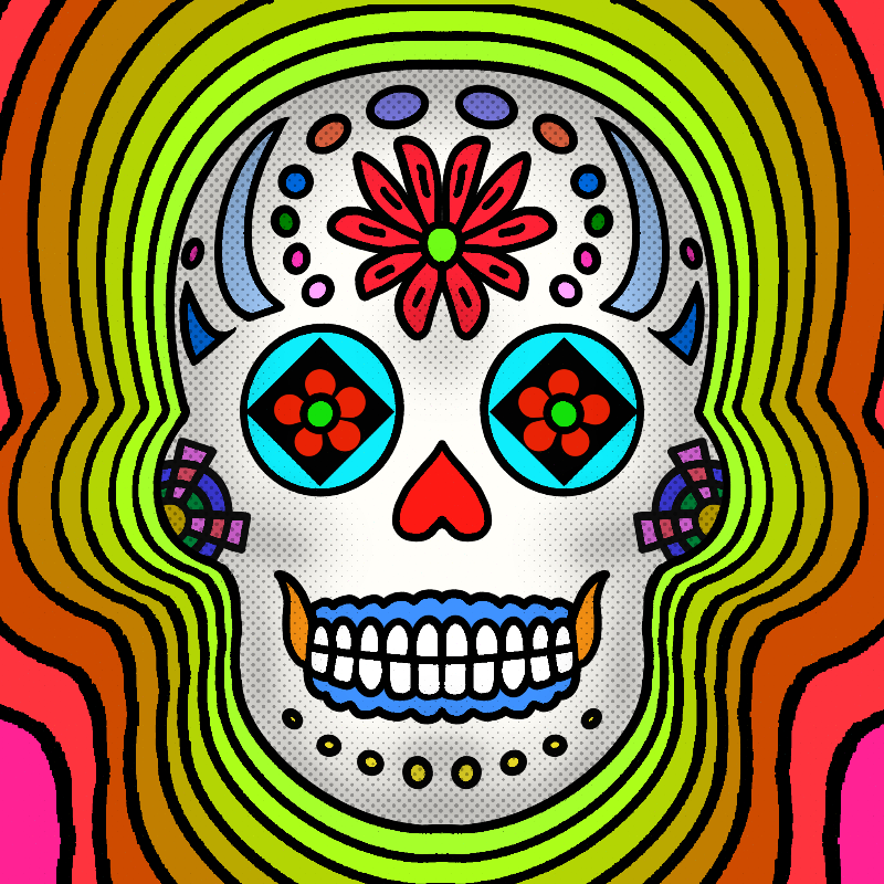 Sugar Skulls #172 static NFT preview