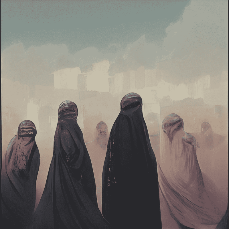 Mandatory hijab #58 static NFT preview