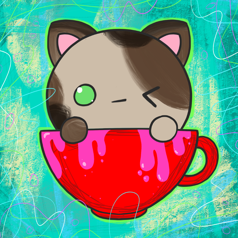 Cupkitties #61 static token preview