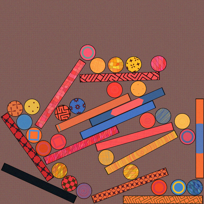 Collisions: Art plus Physics #34 static NFT preview
