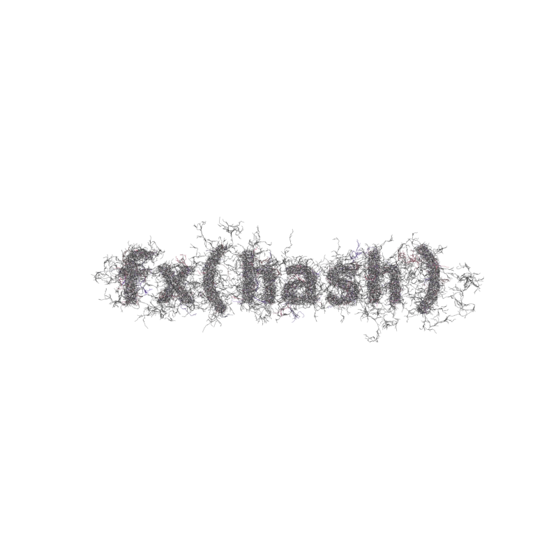 FXHASH Generative Logo #596 static token preview