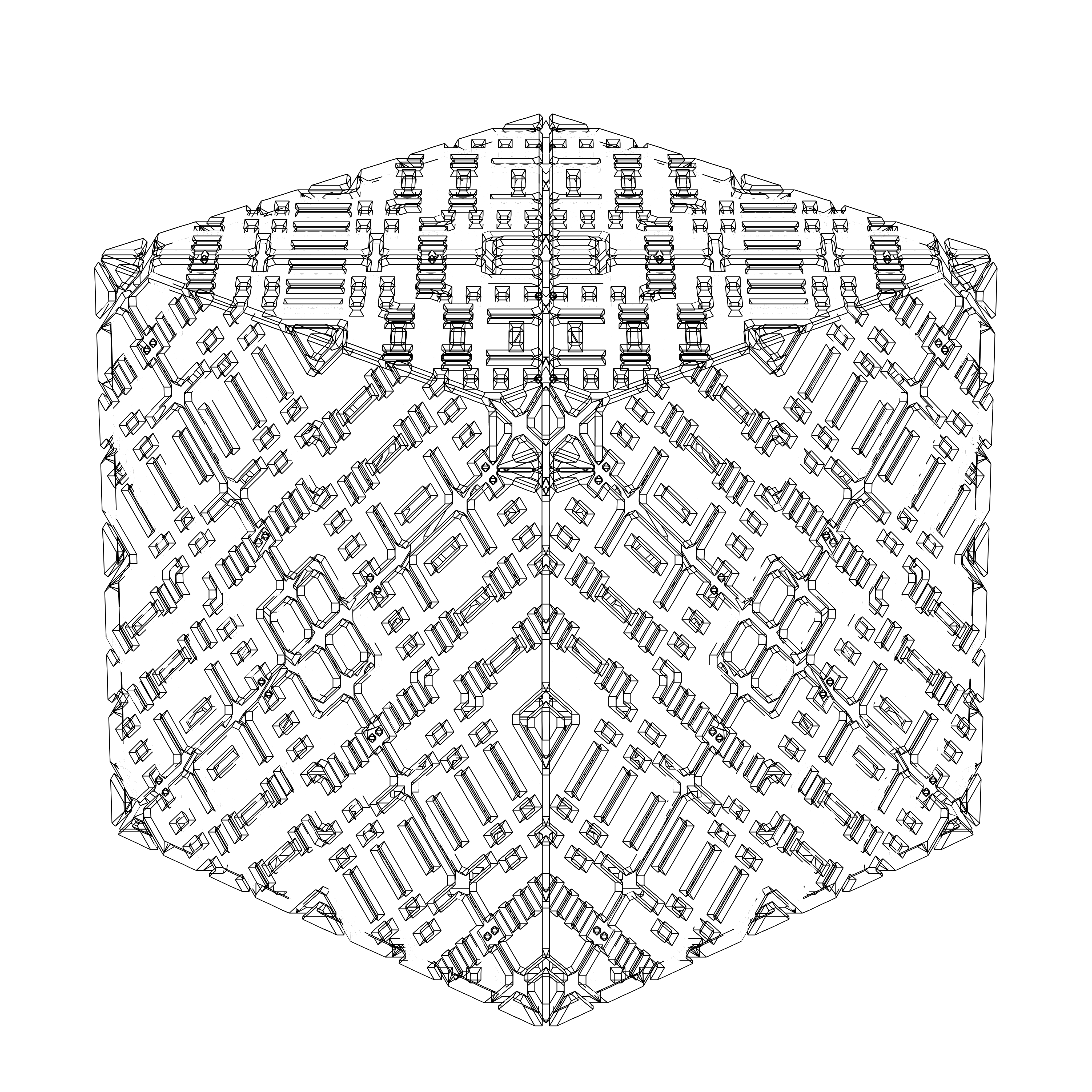 LL21 Alien Art Cube #194 static NFT preview