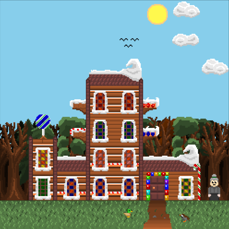 2D Mansion Candy House #38 static token preview