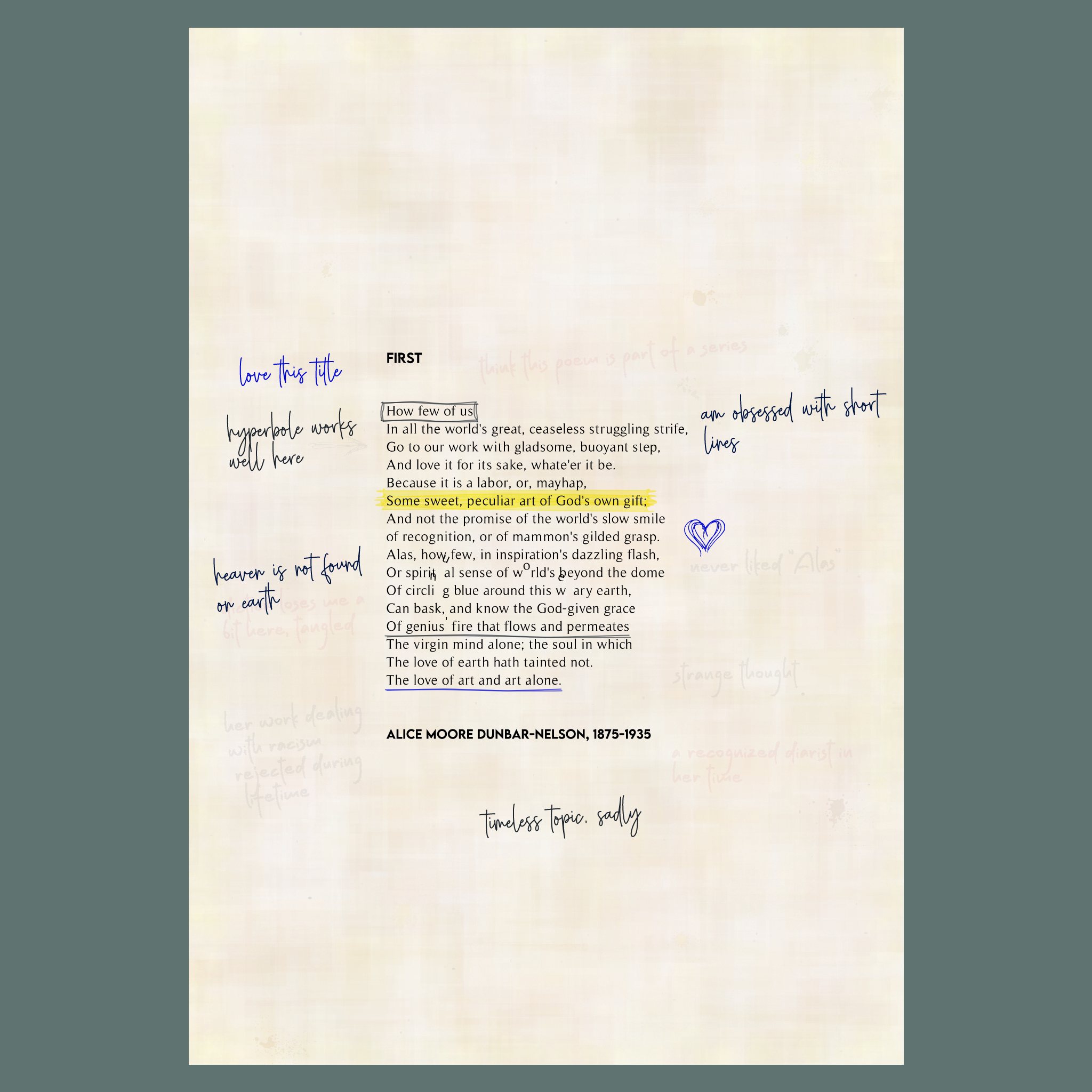 Poems in the Public Domain #80 static NFT preview