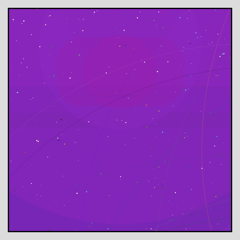 Color Field Starry B #146 static token preview