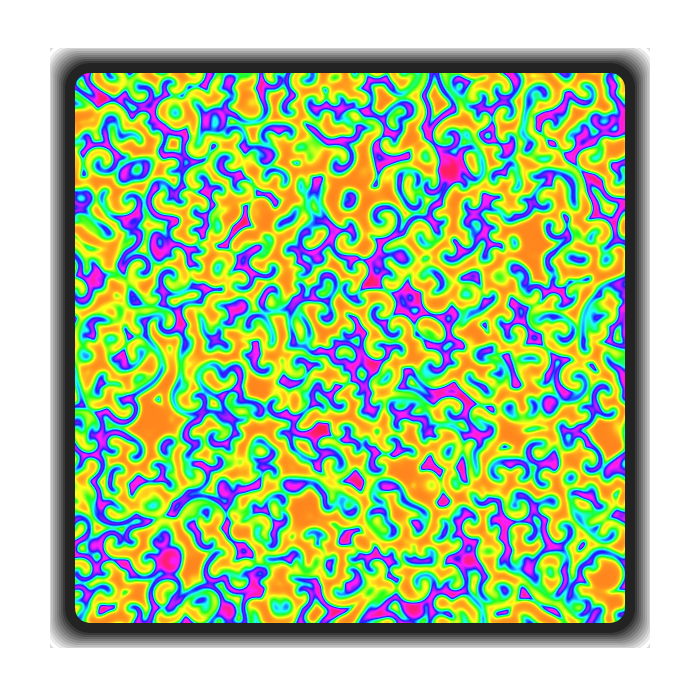 B-Z Reaction Diffusion #55 static NFT preview