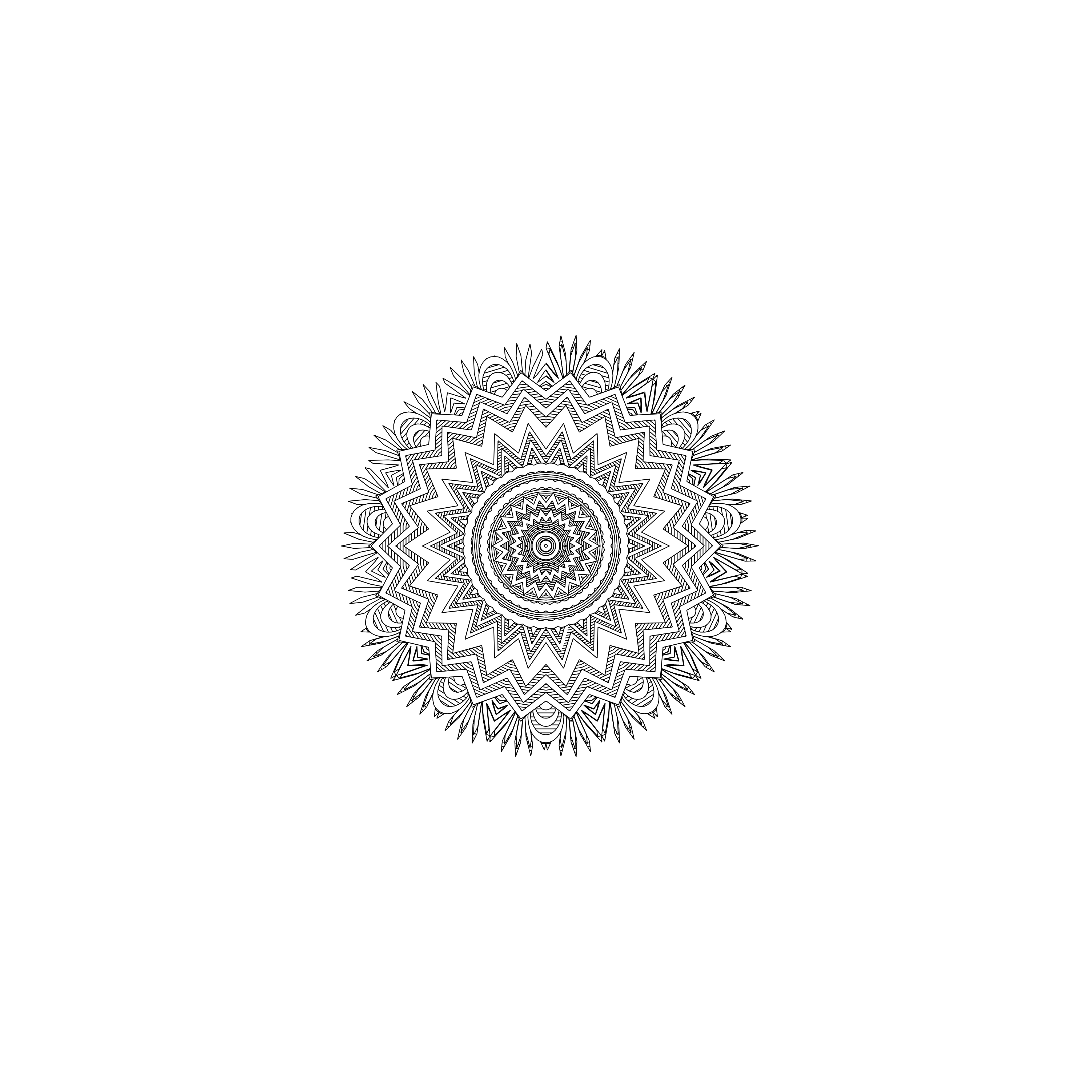 LL21 Mandala #599 static NFT preview