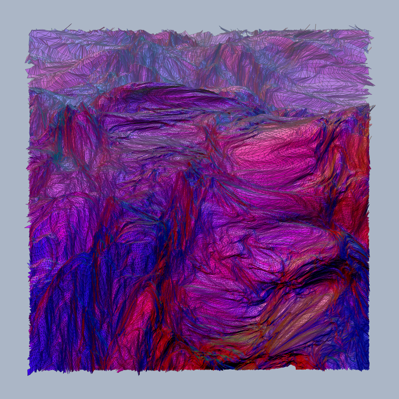 Mountain View #117 static NFT preview
