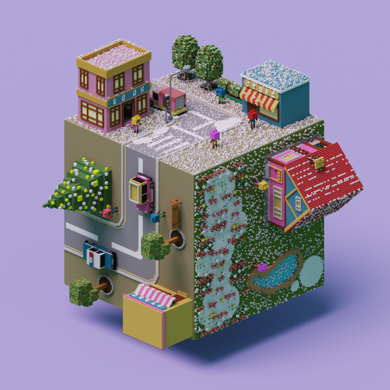 Isometreecity #58 static NFT preview