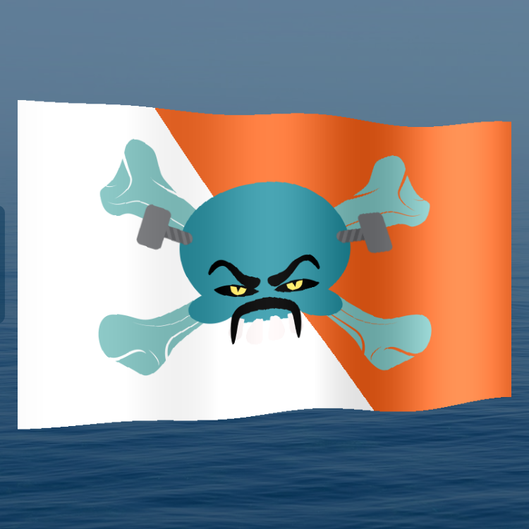 Jolly Roger Flag #213 static NFT preview