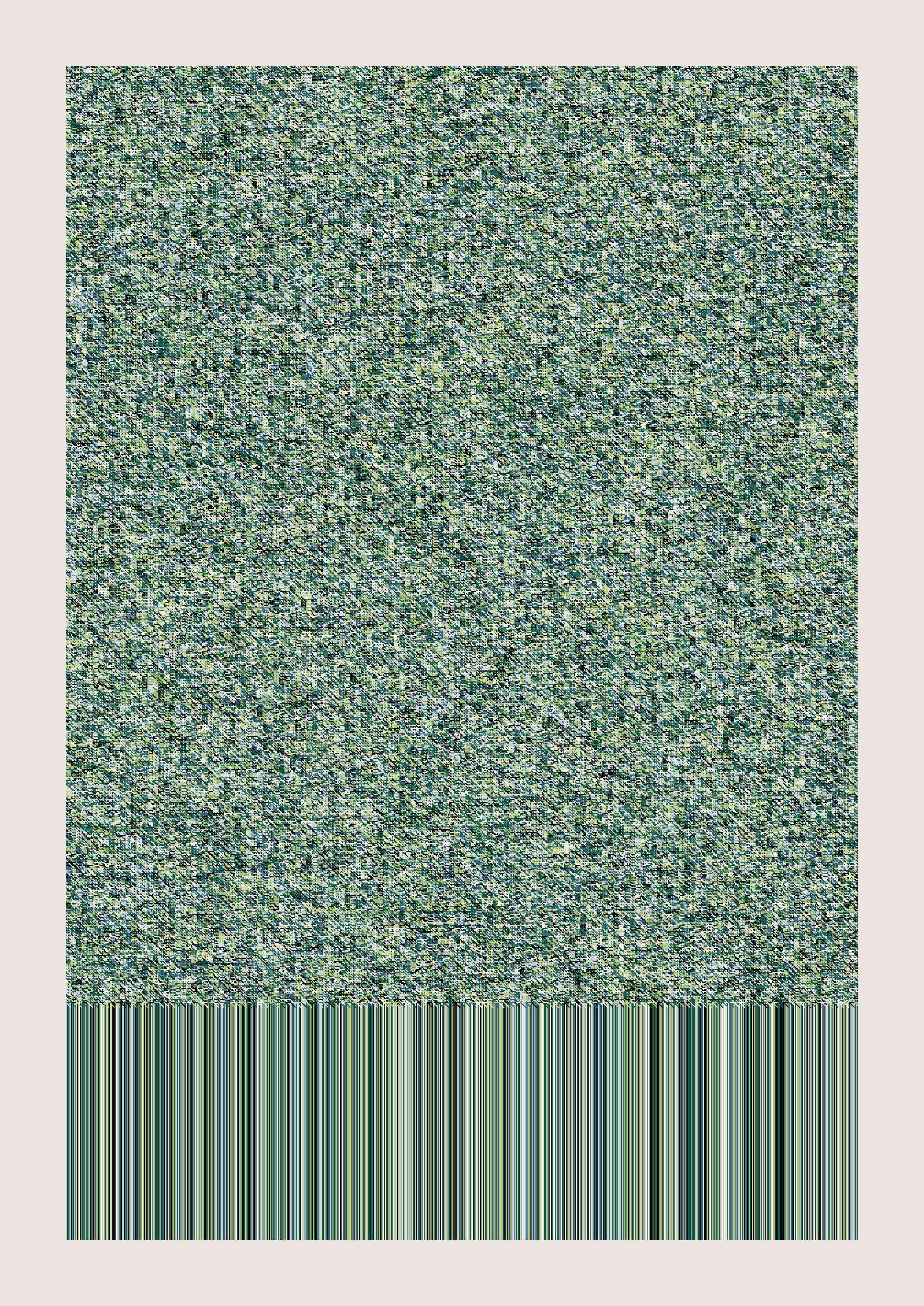 Drawing a canvas #100 static NFT preview