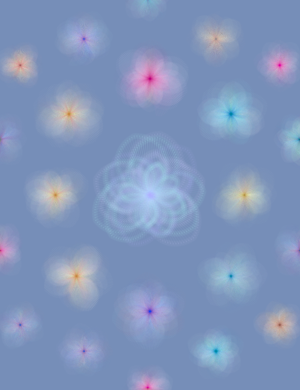 Fairy flower pattern #135 static token preview