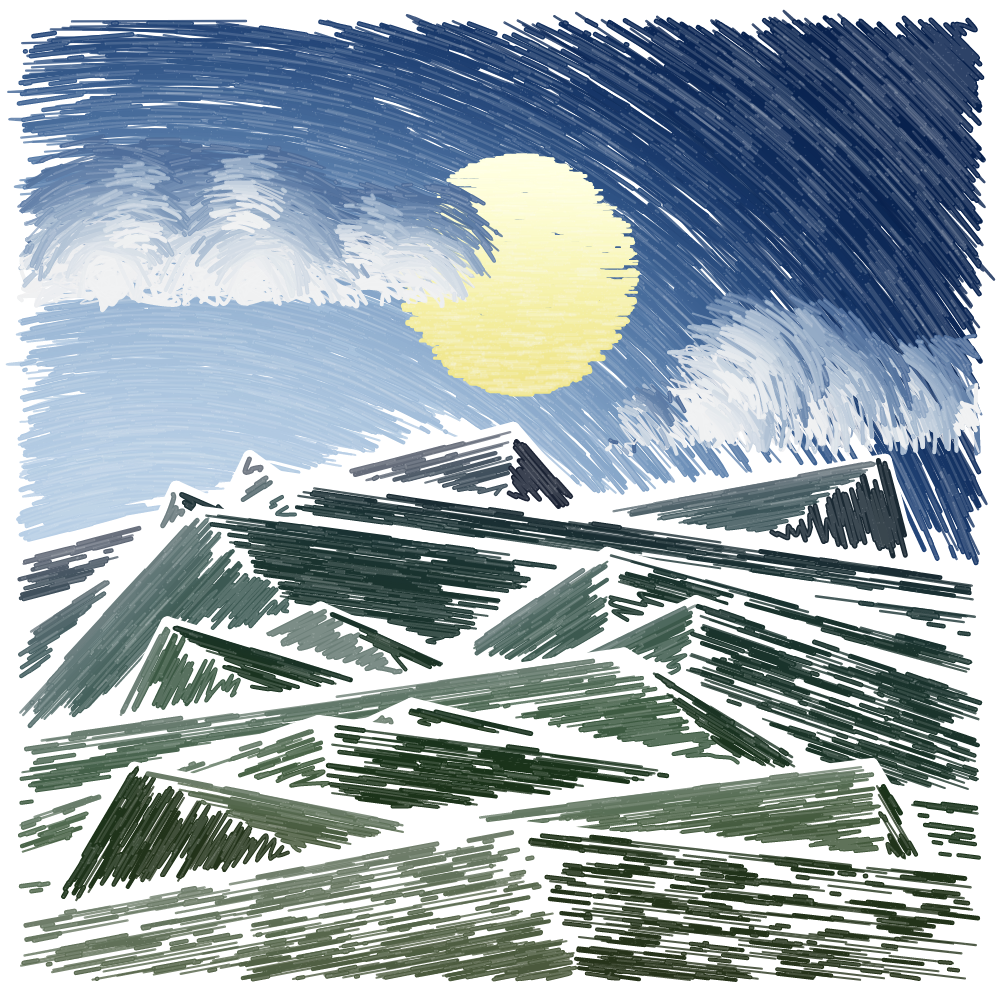 Mount Doodle #33 static token preview