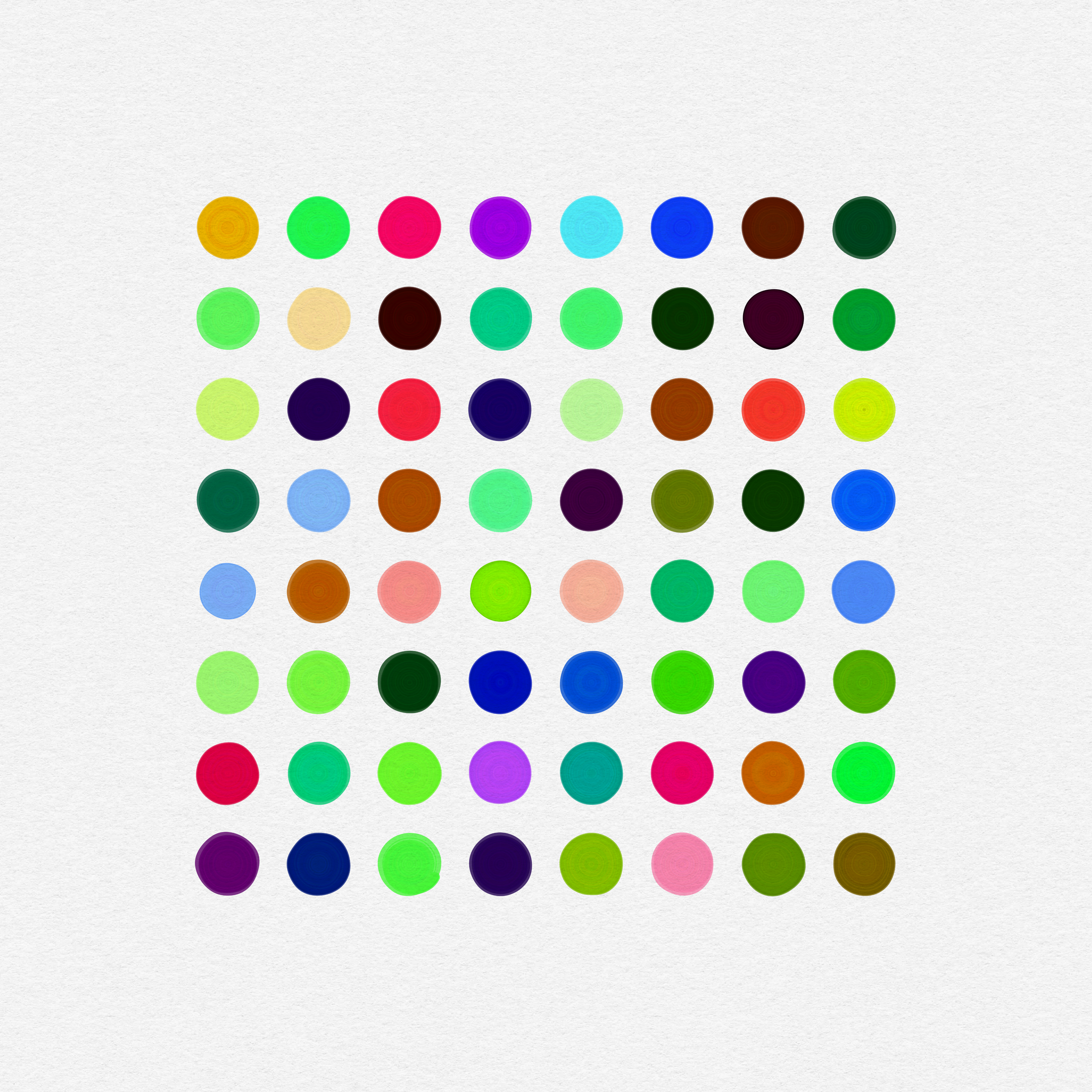 M'Fing Dots on a M'Fing Grid #134 static NFT preview