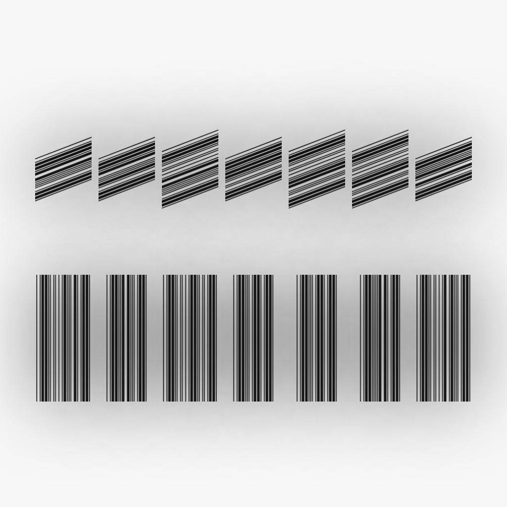 barcode(fxhash) #463 static NFT preview