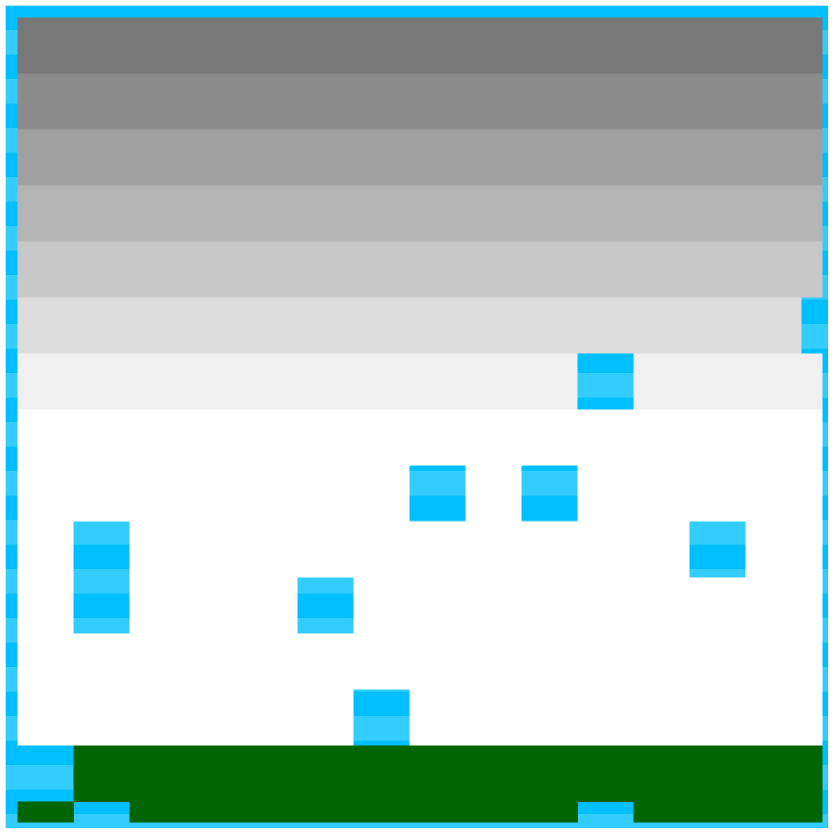 Square Clouds #33 static NFT preview