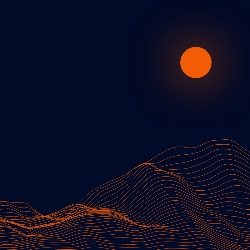 Sunset #55 static NFT preview
